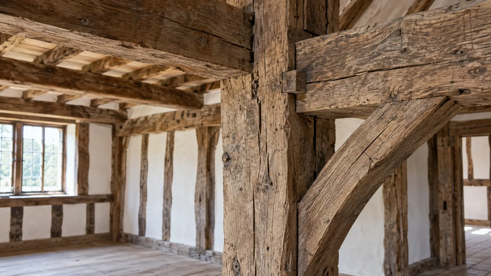 Évaluer un colombage traditionnel, ses poteaux et traverses à Altkirch dans le Sundgau