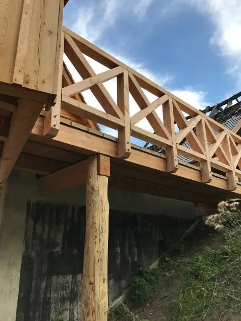 Construction d&rsquo;une passerelle en bois à Ungersheim (68)