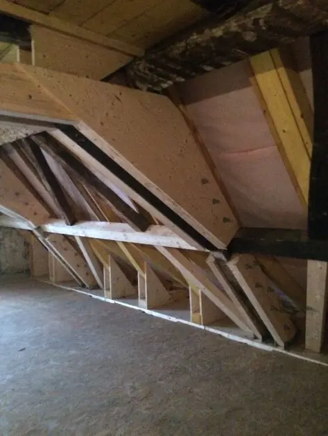 Renforcement structure bois pour la mairie d&rsquo;Habsheim (68)