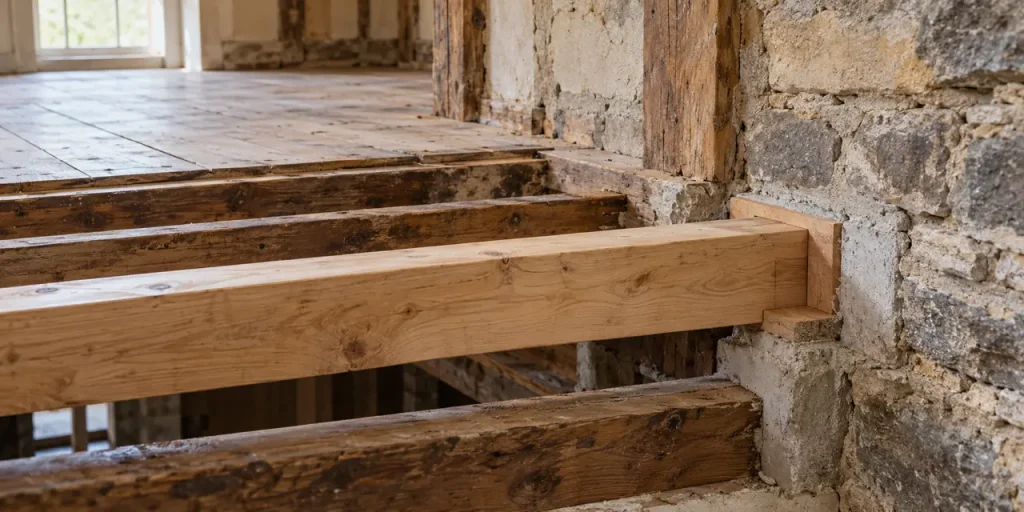 Rénover un plancher bois, ses solives et appuis à Strasbourg dans le Bas-Rhin