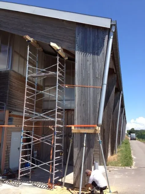 Réparation résine époxy pour un centre équestre à Cernay (68)