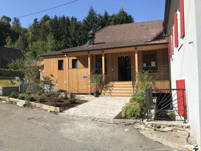 Construction d’un restaurant ossature bois à Breitenbach (68)